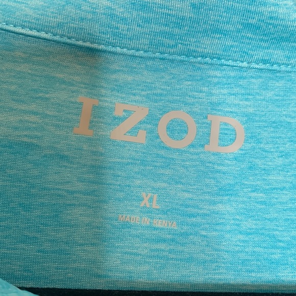 💬 IZOD Bachelor Button Performance Polo XL NWT - Picture 4 of 8